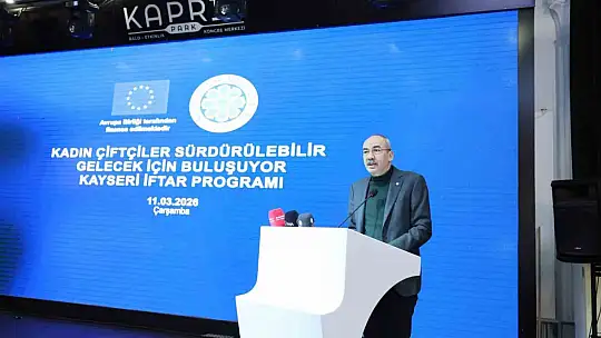 Kayseri' de kadın çiftçiler sürdürülebilir gelecek için buluştu