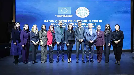 Kayseri' de kadın çiftçiler sürdürülebilir gelecek için buluştu
