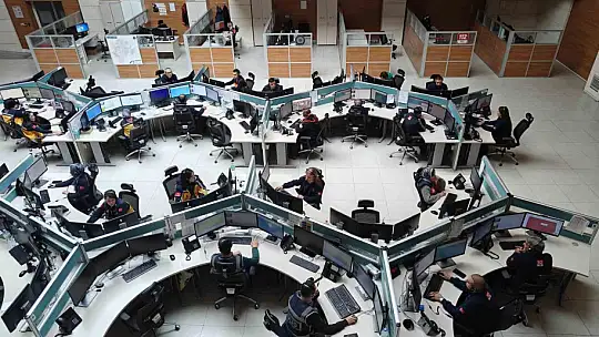 Kayseri 112 Acil Çağrı Merkezi 2025'te 1 milyon 500 bin çağrıyı cevapladı