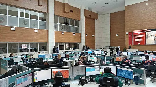 Kayseri 112 Acil Çağrı Merkezi 2025'te 1 milyon 500 bin çağrıyı cevapladı