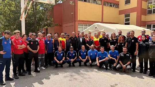Kayseri AFAD muhtemel İstanbul depremine karşı Kartal'da hazırlık yaptı