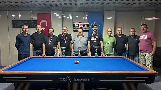Kayseri'de Bilardocular yarıştı