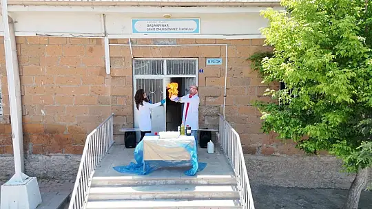 Kayseri Bilim Merkezi, Talas'ta ilkokul öğrencilerine bilim rüzgarı estirdi