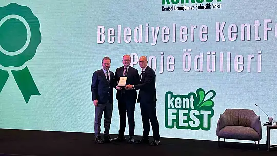 Kayseri Büyükşehir Belediyesi'ne 'En İyi Tarihi Alan Dönüşümü' ödülü