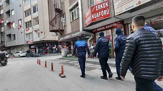 Kayseri Büyükşehir'de düzenli bir şehir için 'kaldırım' denetimi