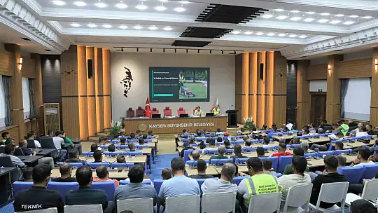 Kayseri Büyükşehir'de iş güvenliği seferberliği: 763 personele temel eğitim