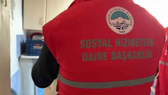 Kayseri Büyükşehir'den ihtiyaç sahibi aileye yardım eli