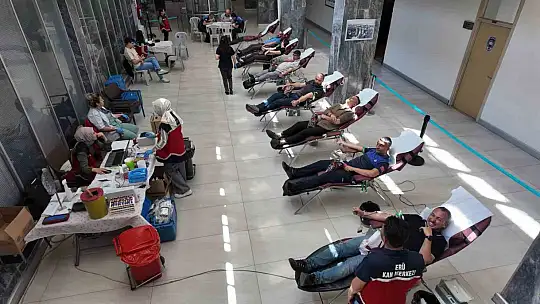 Kayseri Büyükşehir'den kan bağışına anlamlı destek