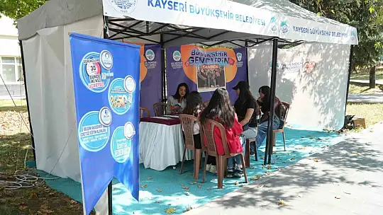 Kayseri Büyükşehir'den üniversite öğrencilerine 'şehre hoş geldiniz' desteği