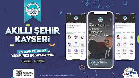 Kayseri, büyükşehir ile akıllı şehircilikte ilk 5'te