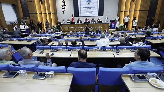 Kayseri Büyükşehir Meclisi'nde Başkan Büyükkılıç imzasıyla önemli kararlar