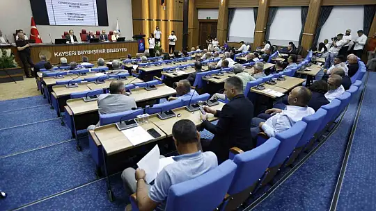 Kayseri Büyükşehir Meclisi'nde Başkan Büyükkılıç imzasıyla önemli kararlar