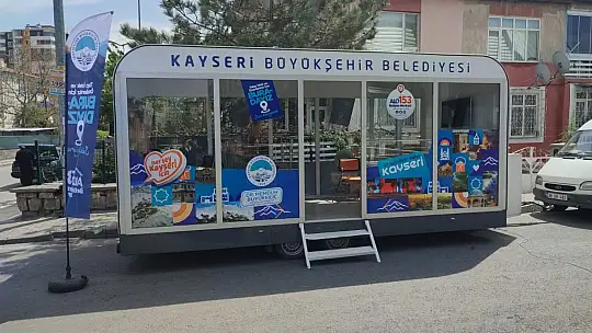 Kayseri Büyükşehir, Mobil Beyaz Masa ile vatandaşla iç içe