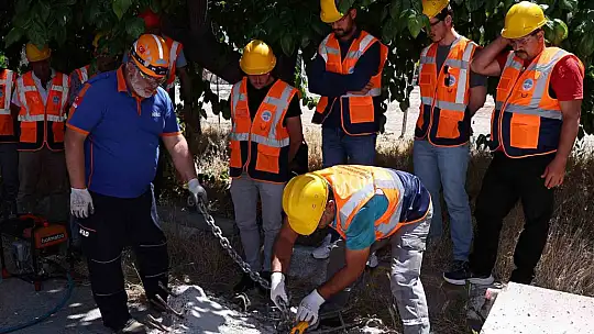 Kayseri Büyükşehir ve AFAD'dan afetlere hazırlıkta saha eğitimleri