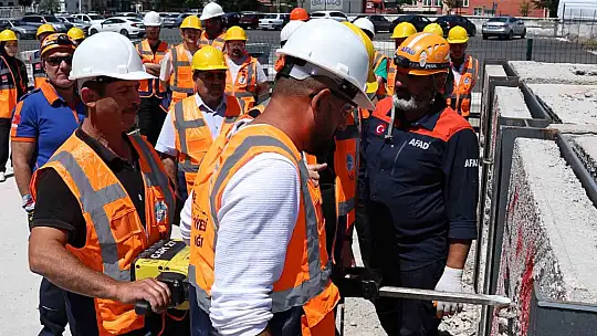 Kayseri Büyükşehir ve AFAD'dan afetlere hazırlıkta saha eğitimleri