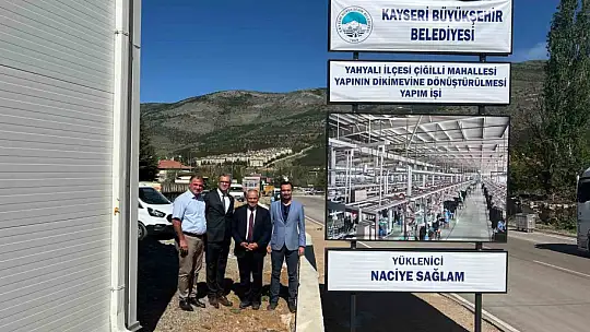 Kayseri Büyükşehir Yahyalı'da 6 milyon TL'lik tekstil atölyesi yatırımına başladı