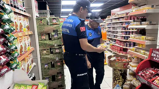 Kayseri Büyükşehir Zabıta'dan marketlere sıkı denetim