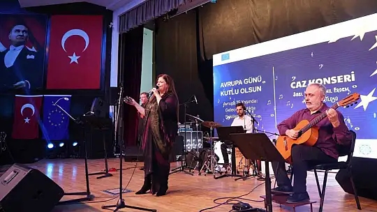 Kayseri'de 'Avrupa Günü' caz konseri ile kutlandı