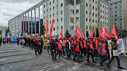 Kayseri'de 1 Mayıs coşkusu