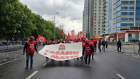 Kayseri'de 1 Mayıs coşkusu