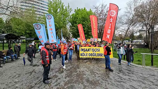 Kayseri'de 1 Mayıs coşkusu