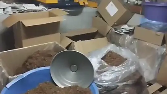 Kayseri'de 1 milyon 50 bin adet makaron ele geçirildi: 1 gözaltı