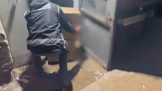 Kayseri'de 1 milyon 800 bin boş makaron ele geçirildi