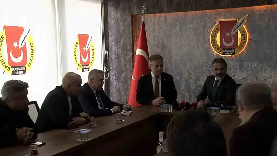 Kayseri'de 10 Ocak Çalışan Gazeteciler Günü kutlandı