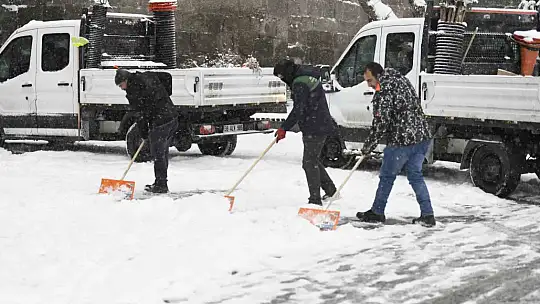 Kayseri'de 137 mahalle yolu kapalı