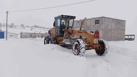 Kayseri'de 14 mahalle yolu ulaşıma kapalı