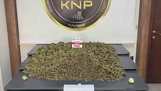 Kayseri'de 15 kilo uyuşturucu ele geçirildi
