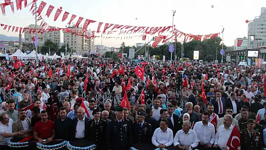 Kayseri'de 15 Temmuz coşkusu