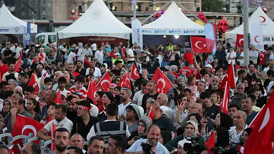 Kayseri'de 15 Temmuz coşkusu