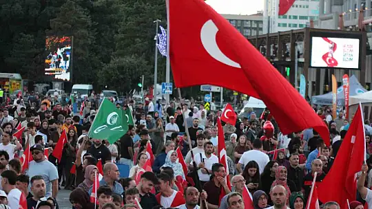 Kayseri'de 15 Temmuz coşkusu
