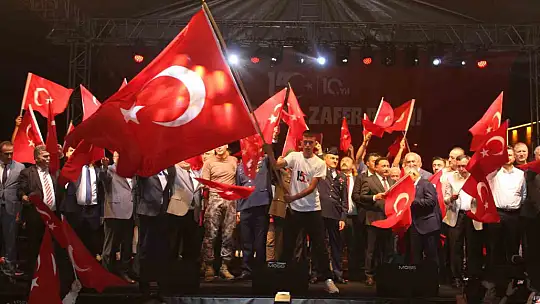 Kayseri'de 15 Temmuz coşkusu
