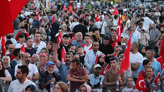 Kayseri'de 15 Temmuz coşkusu