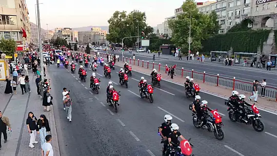Kayseri'de 15 Temmuz coşkusu