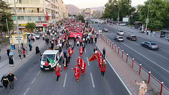 Kayseri'de 15 Temmuz coşkusu