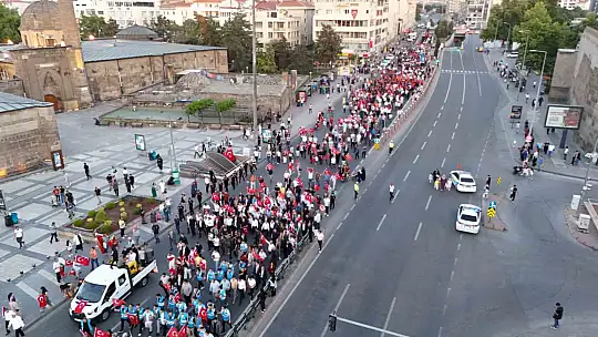 Kayseri'de 15 Temmuz coşkusu