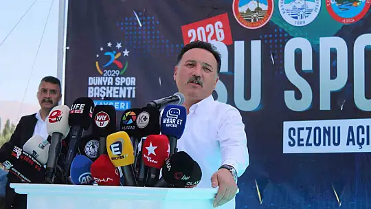 Kayseri'de 2026 su sporları sezonu açıldı