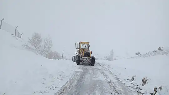 Kayseri'de 203 yol açıldı, 15 yolda çalışmalar sürüyor