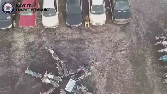 Kayseri'de 21 milyon TL değerinde 'change araç' ele geçirildi