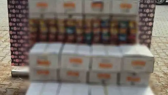 Kayseri'de 359 kilo kaçak nargile tütünü ele geçirildi