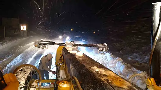 Kayseri'de 38 yol ulaşıma kapalı