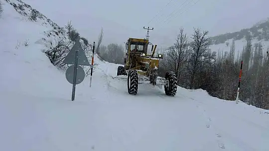Kayseri'de 38 yol ulaşıma kapalı