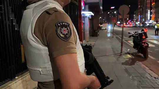 Kayseri'de 725 polis ile huzur-asayiş uygulaması