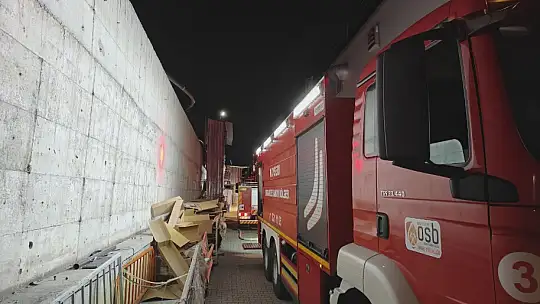 Kayseri'de ahşap fabrikasında korkutan yangın