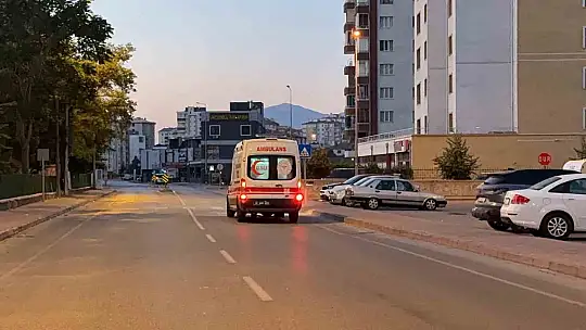 Kayseri'de bacağından bıçaklanan şahıs yaralandı