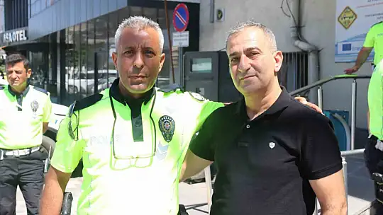 Kayseri'de başkomiserden duygu dolu emeklilik anonsu