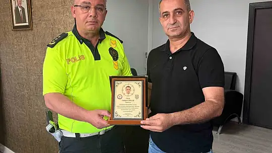 Kayseri'de başkomiserden duygu dolu emeklilik anonsu